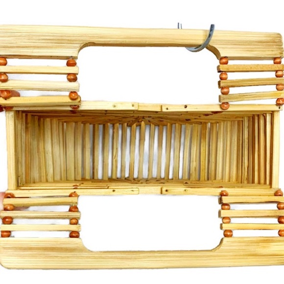 Mini Ark Bag Clutch Natural Like New - Picture 4 of 6